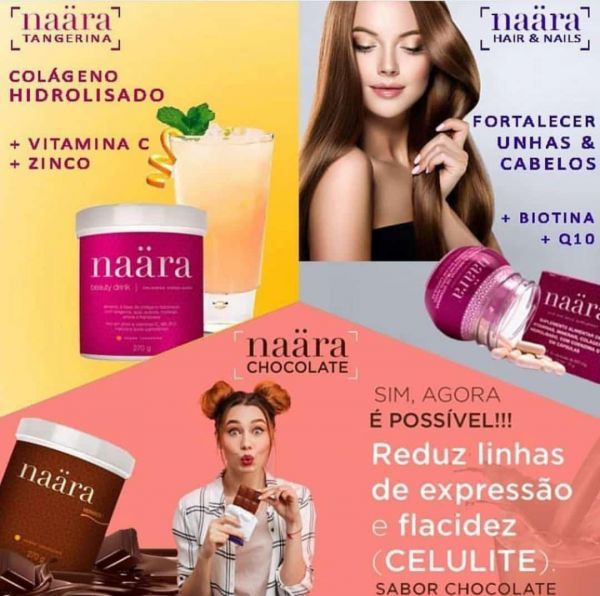 Naara Colágeno Chocolate 270g